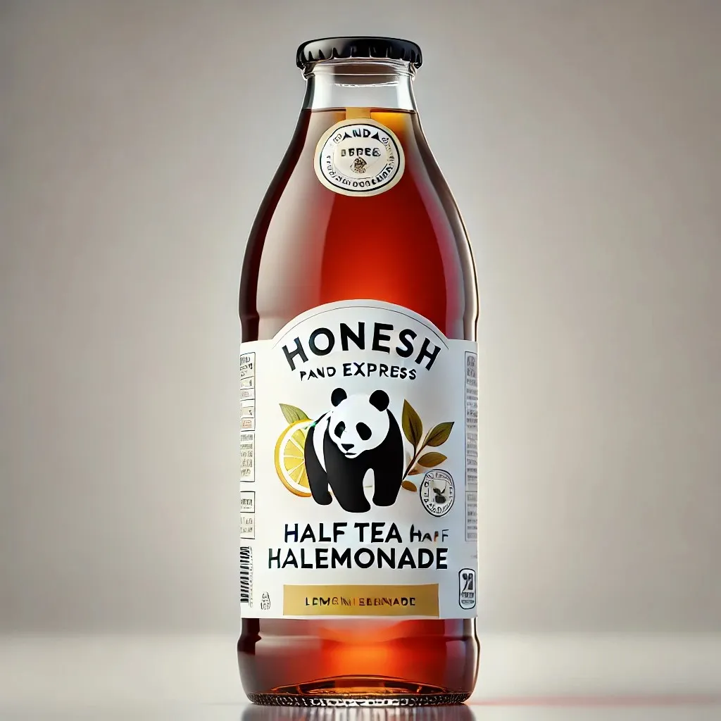Honest Half Tea Half Lemonade inspired by the original design, featuring Panda Express branding 1024x1024